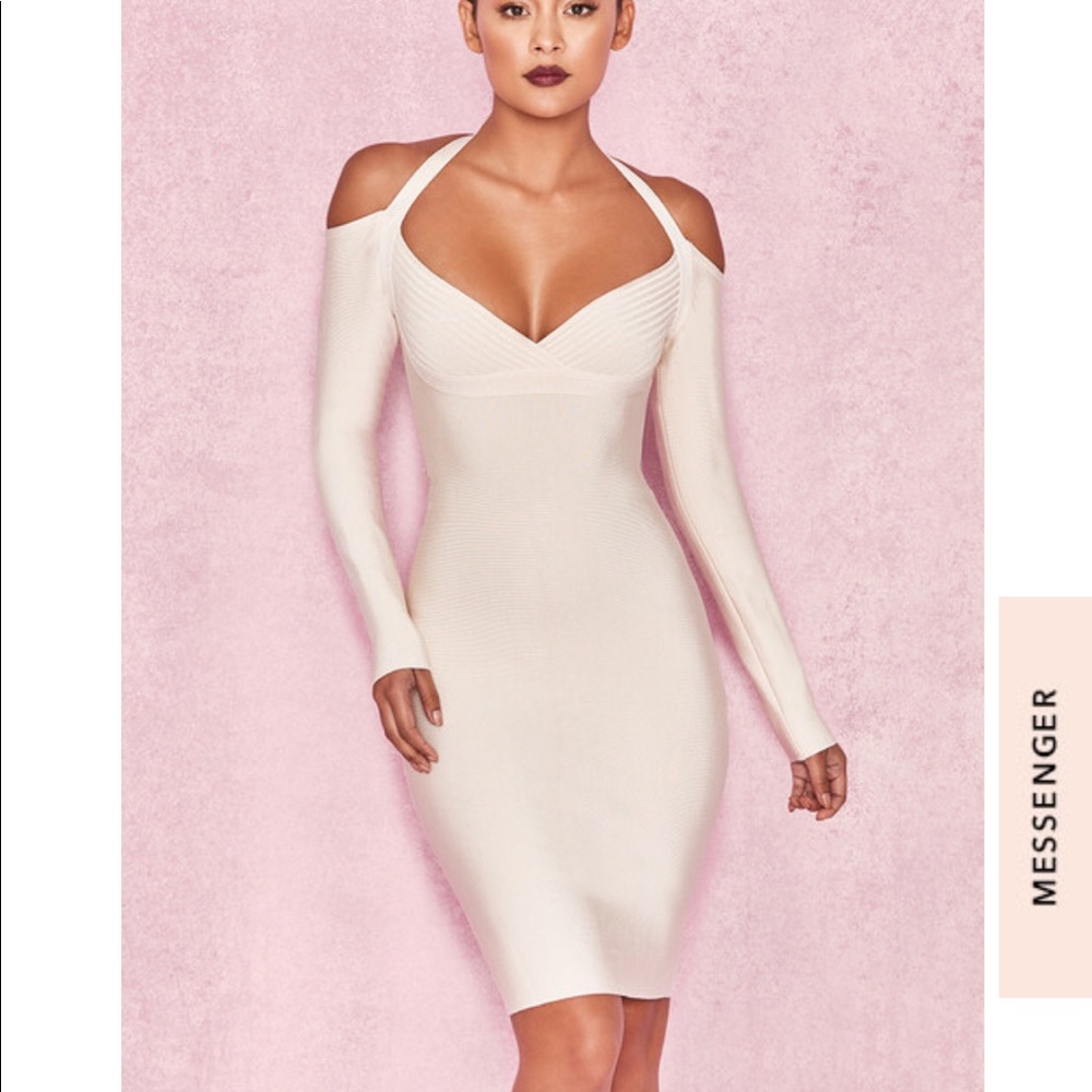 House of CB ivory bandage dress